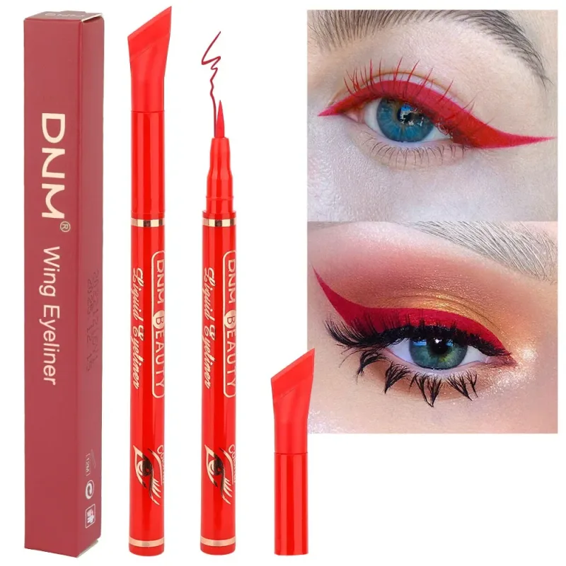 12 Colors Waterproof Rainbow Matte Colorful Liquid Eye Liner Pencil White Pink Color Eyeliner Pen Makeup Long-Lasting Cosmetics