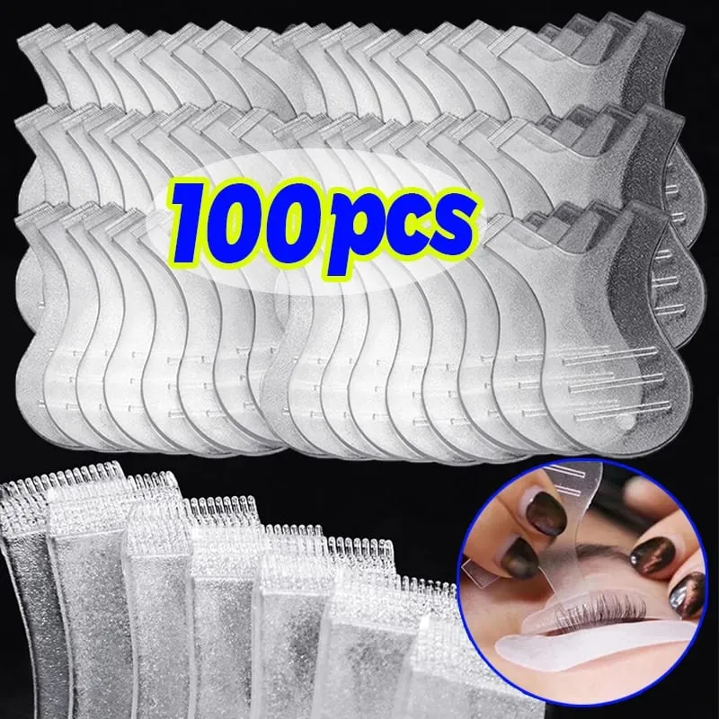 Transparent Y Shape Lash Lift Brush Reuseable Plastic Graft Perm Mini Comb Makeup Eyelash Brushes 3D Curler Brush Tool Accessory — image 1