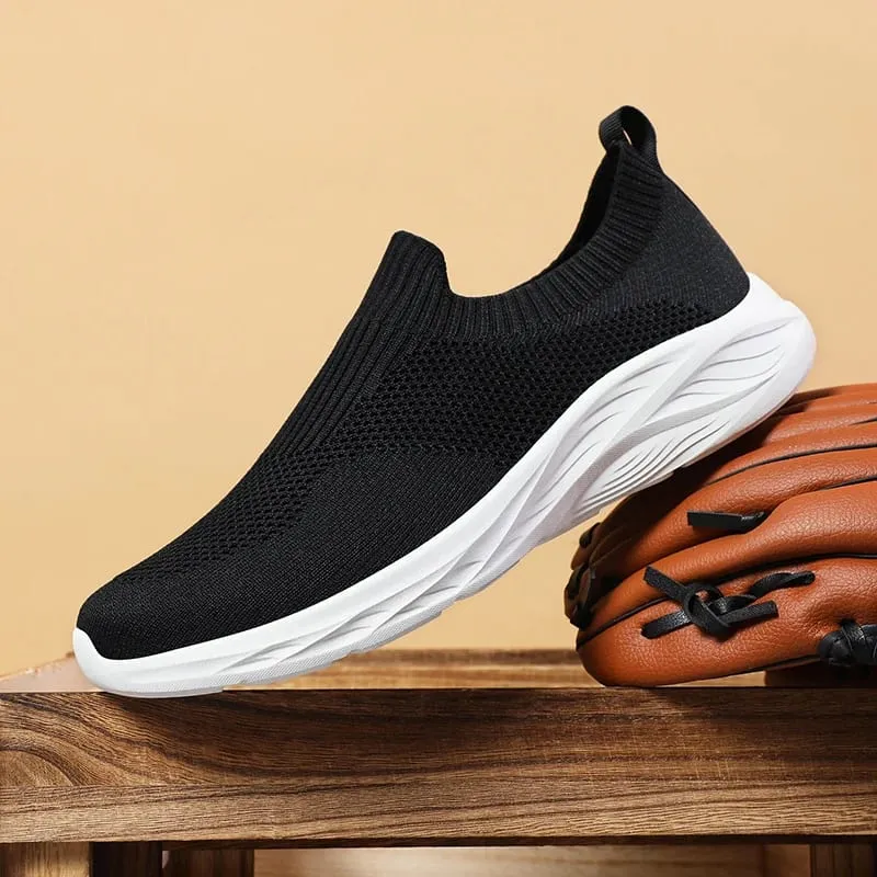 Men's Sneakers High Quality Mesh Elastic Lightweight Hiking Sports Hot Selling Casual Shoes for Men Autumn Mens Running Shoes — image 9