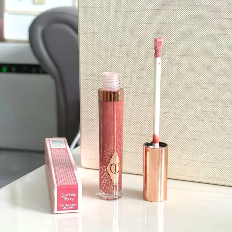Charlotte 8-Color Hydrating Collagen Lip Gloss Lip Balm Jelly Fruit Flavored Lipstick Moisturizing Non Drying Lip Tilbury Makeup
