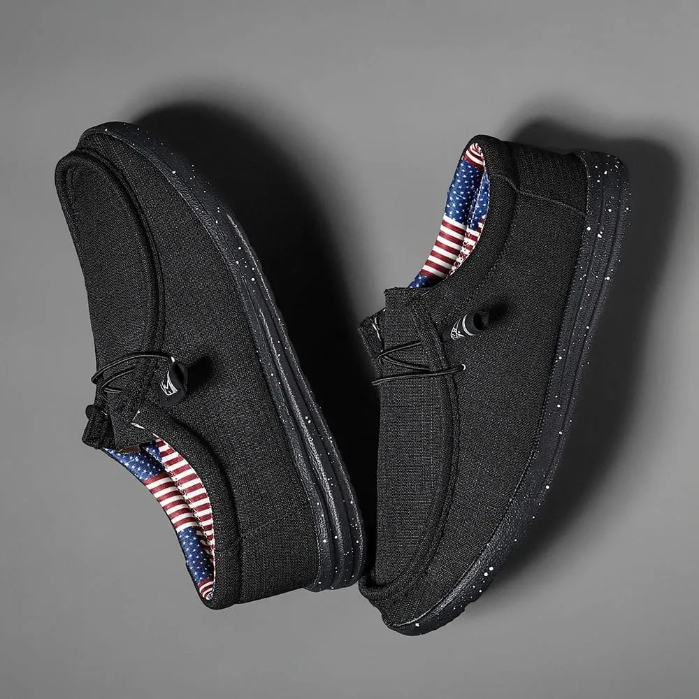 Plus Size Men's Solid Color Breathable Slip On Classic Loafer Shoes Comfy Casual Durable Lightweight Walking Shoes