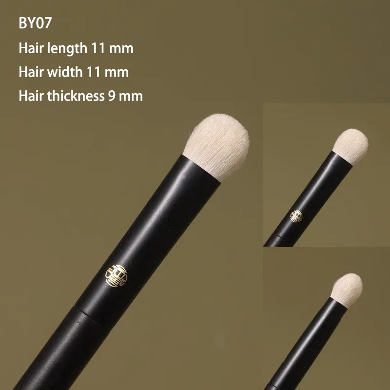 Limited||Professional Handmade Makeup Brushes 1PC White Lynx Hair Eye Shadow Blending Brush Ebony Handle Make Up Brush