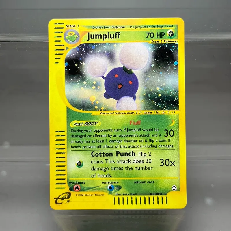 PKM Cards Tyranitar Gengar Nidoking Single Foil Cards Aquapolis Espeon Hypno Classic Game Collection Cards PTCG Proxy Cards — image 10