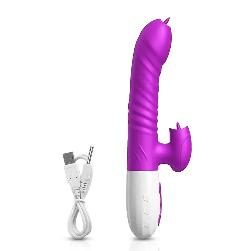 Rabbit Thrusting Vibrator for Women Heating G-Spot Vagina Vibrator Clit Stimulator Female Masturbator Adult Sex Toy for Women — image 8