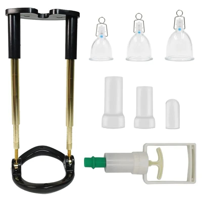 Bending Correction Penis Pump Male Enlarger Enhancement Extender Traction Exercise Sex Toys Men Dick Enhancer Stretcher Trainer