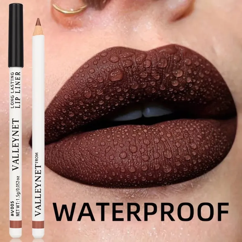 4pcs/set Lip Combo: 3Pcs Matte Lip Liners + 1 Lip Oil Matte Long Lasting Waterproof Velvety Perfect for Everyday Makeup — image 3