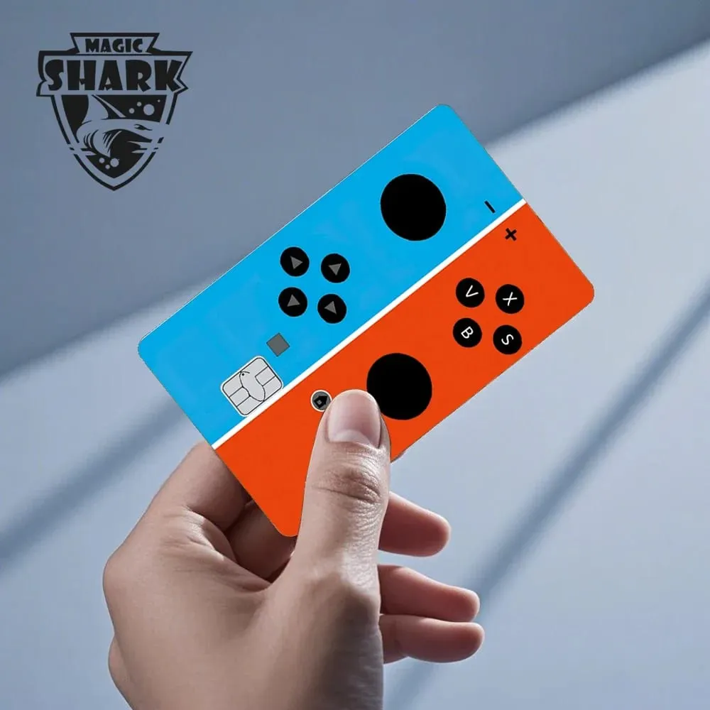 2026 New Magic Shark Anime Money Charge 404 Error ID Game Machine Film Skin Sticker for Debit Bank Credit Card — image 2