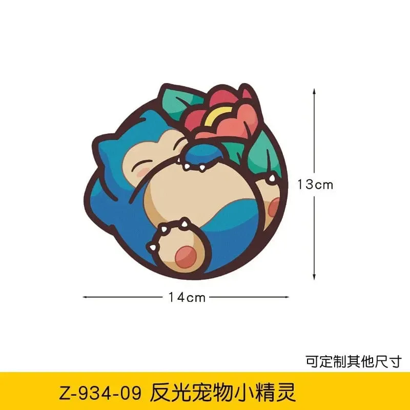 20 Arten Pokemon-Autoaufkleber, Anime-Figur, Pikachu, Gengar, Eevee, Charmander, niedliche Cartoon-Puppe, kreative Aufkleber, Geburtstagsgeschenke — image 21