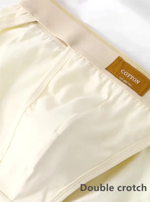 Men underwear cotton loose ropa interior hombre simple lingerie solid color calcinha Plus size sexy panties new boxers & briefs — image 18