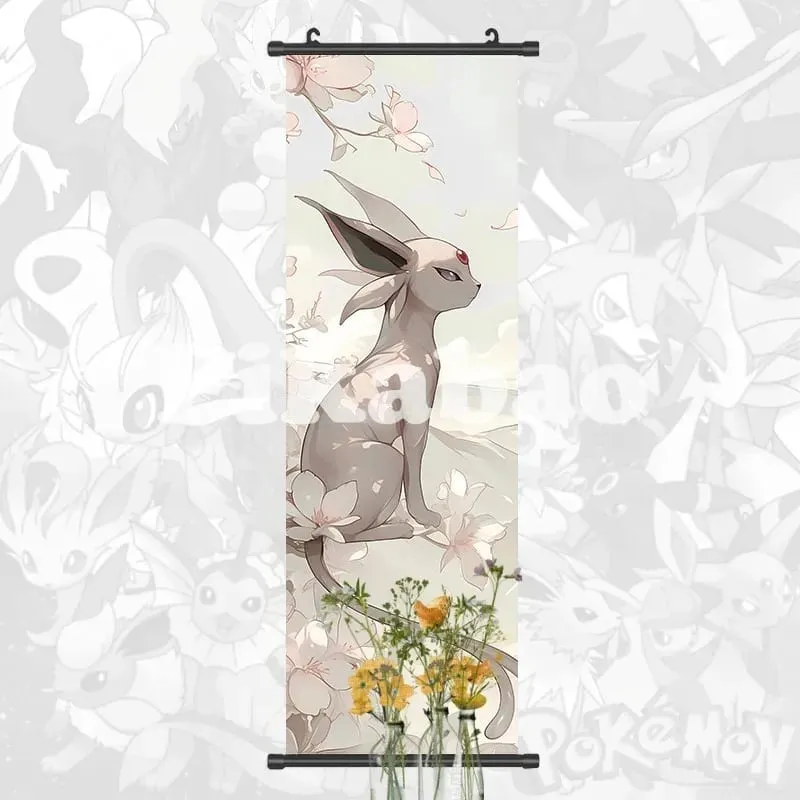 Printed Poster Anime Wall Artwork Greninja Pictures Gardevoir Painting Canvas Pikachu Hanging Scrolls Home Room Decor