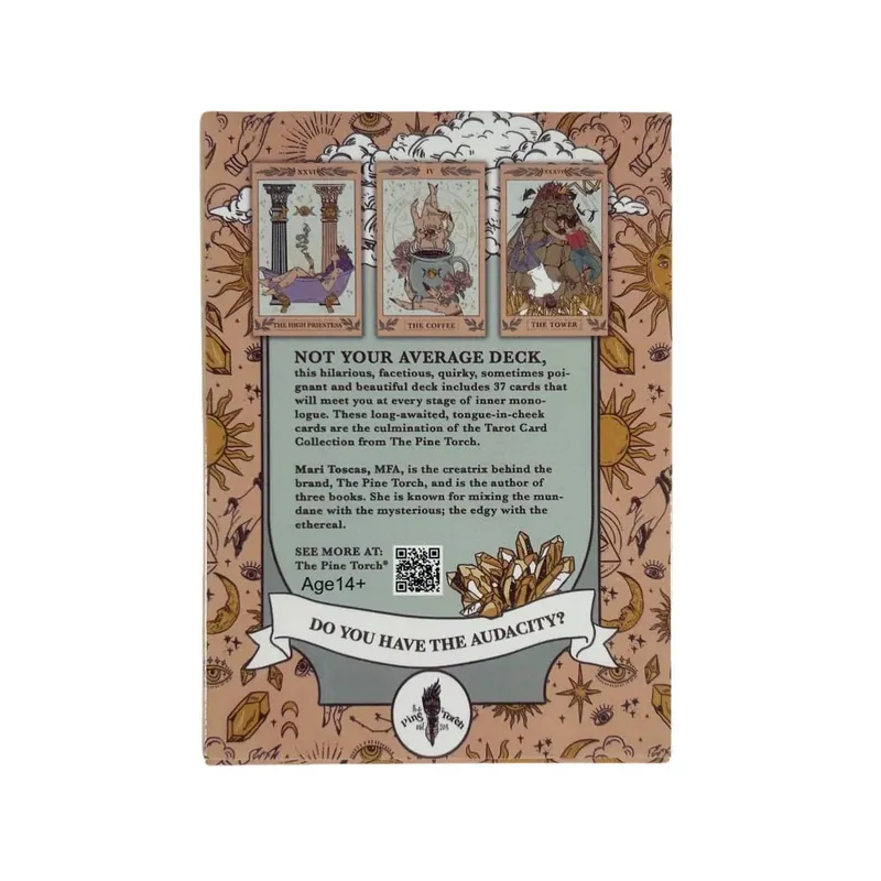 1pc The Audacity Deck Fate Divination Oracle Cards Tarot Cards Entertainment Board Game Cards — image 3