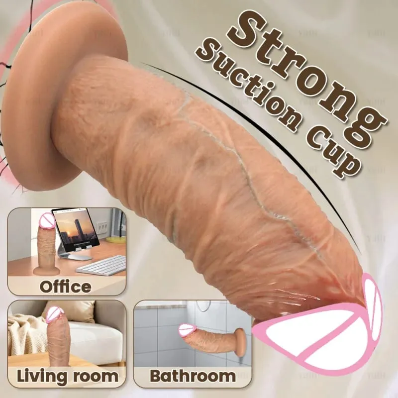 Dlouhý penis Velký péro Super realistická Silná dilda Silikonové Anální Dildo Vaginální expandér Sexuální hračka pro dospělé Žena Masturbace anální kolík — image 2