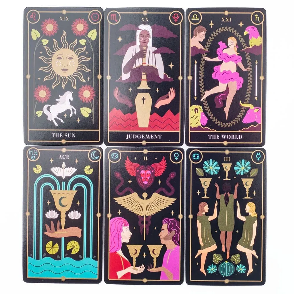 Tarot Magick Deck with Guidebook 10.3x6.1 cm Tabletop Oracle Cards for Parties for Divination and Spiritual Insight Board Game — image 5