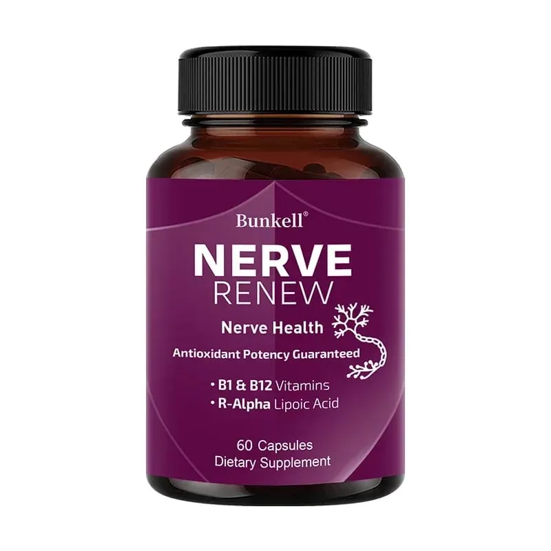 Nerve Support Supplements - Supports Healthy Nerve Function Blood Flow Circulation Antioxidant 120 Capsules