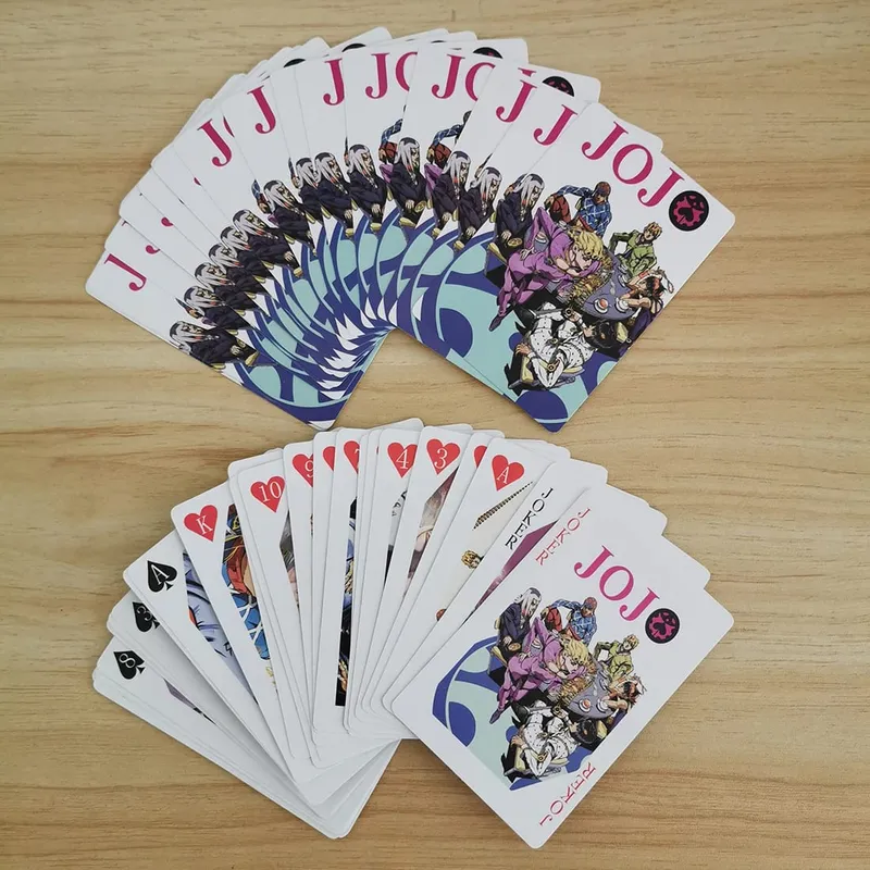 Cosplay Board Game Cards Joseph Joestar Kujo Jotaro Josuke Hardcover Poker Toy Gift With Box — image 5