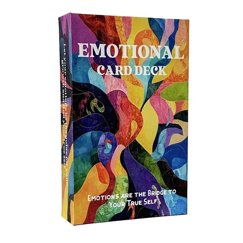 Emotional Card Deck Support Personal Growth And Inner Peace Oracle Card Games 12x7cm 56-Cards
