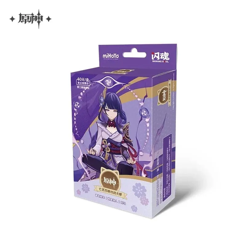 Original Genshin Impact Card Genius Invokation TCG Battle Card Hu Tao Raiden Shogun Anime Character Collection Card Kid Toy Gift — image 18