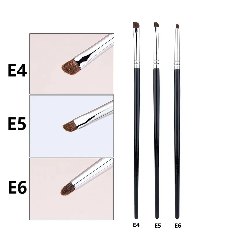 Small Smoky Liner Makeup Brushes Eyeliner Smudge Brush Precision Smudge Makeup Brush Horse Hair Eyeshadow Smudge Brush — image 16