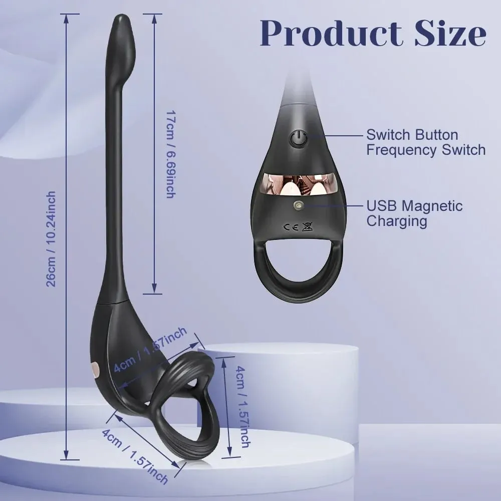 APP Control Butt Plug Cock Ring Vibrating Prostate Massager for Men Beginner Anal Vibrator Anal Plug for Gay Sex Toy for Men 18+ — image 4