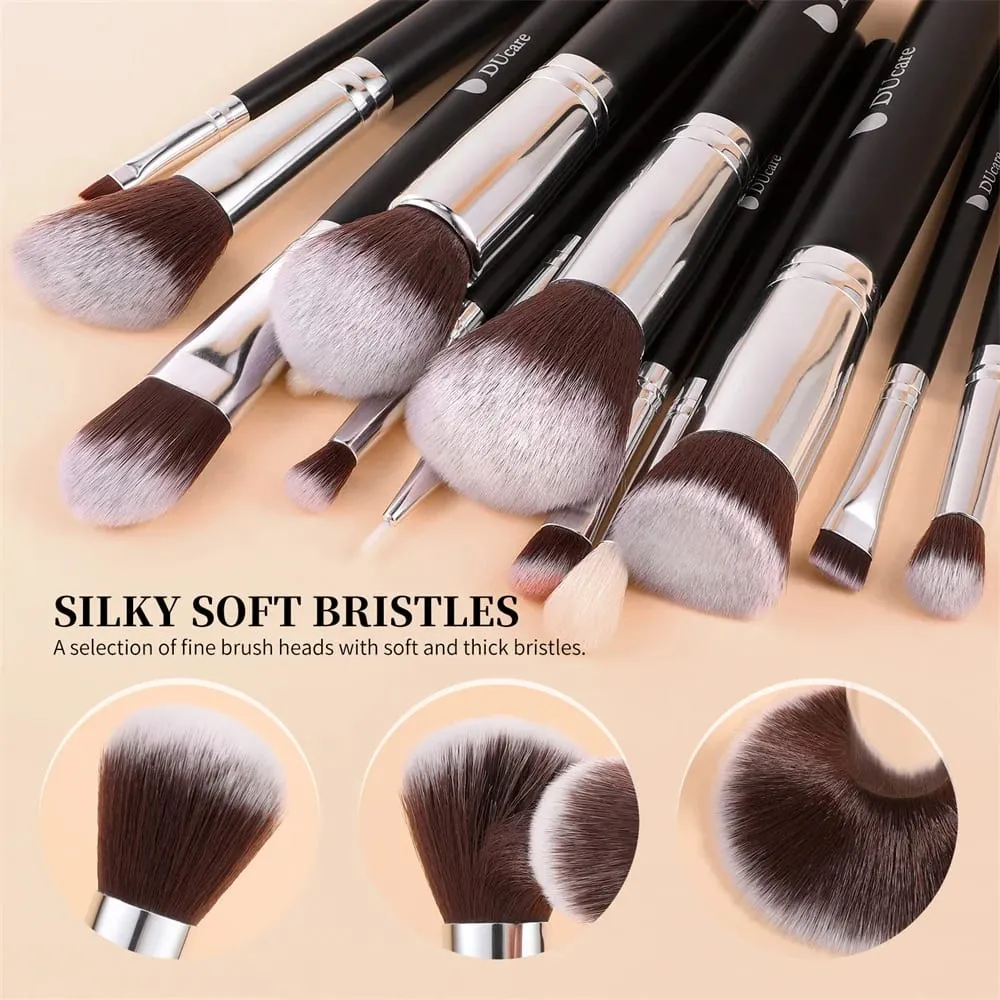 DUcare Professional Makeup Brushes Set 15-32Pcs Makeup Brush Set Synthetic Foundation Powder Blush Eyeshadows Highlighter Brush