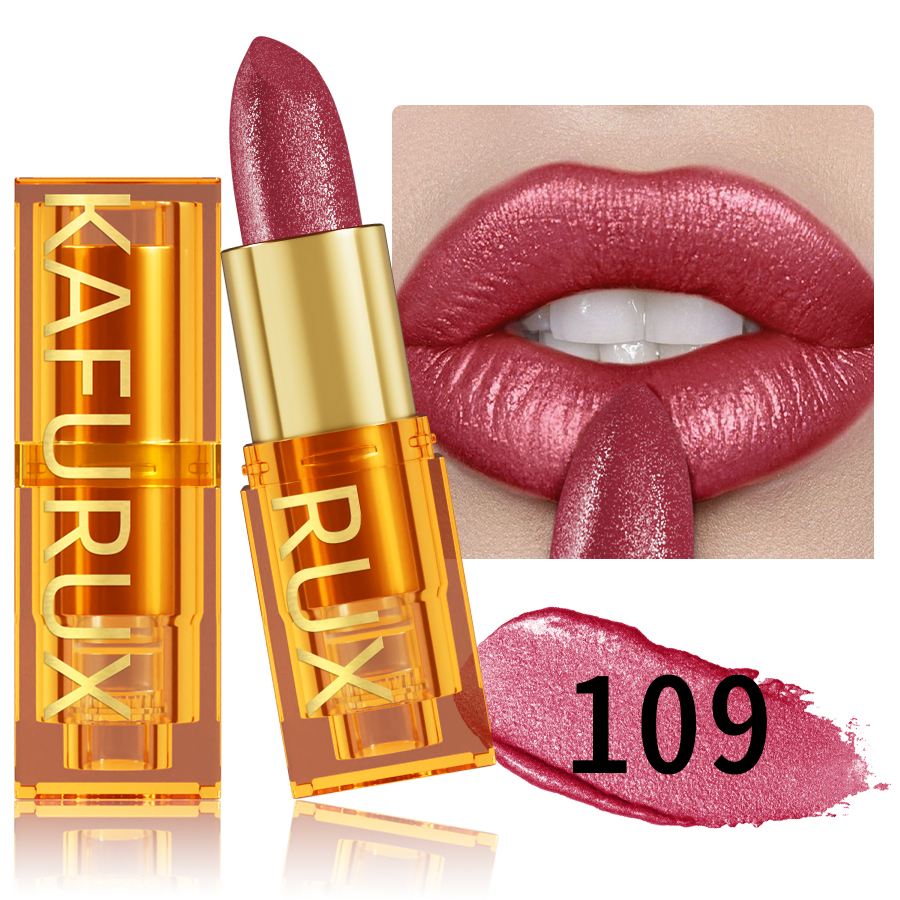 16Colors Bold & Intense Glitter Shiny Metallic Lipstick Lip Tint Long Lasting Lip Senior Matte Lip Makeup Gifts for Women Cosme — image 14
