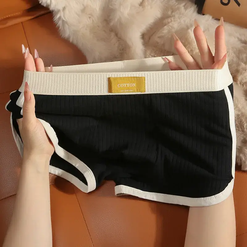 [Bloom the love] Striped Boxer Men Underwear Hot Underpants Cotton Boxershort Mens Boxers Man Cuecas Masculina Size M-3XL XS301