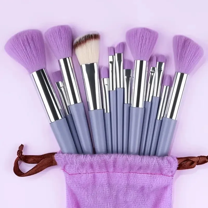 13 Stuks Make-Up Kwasten Set Zachte Pluizige Oogschaduw Markeerstift Concealers Borstel Blush Losse Poeder Borstel Mengen Vrouwen Beauty Tool — image 9