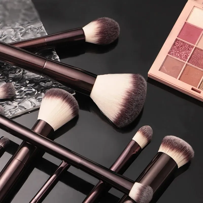 Hourglass Makeup Brush Set & Kit Include Powder Foundation Concealer Lip Blusher Bronzer Eyeshadow Eyeliner Highlight Brush — image 2
