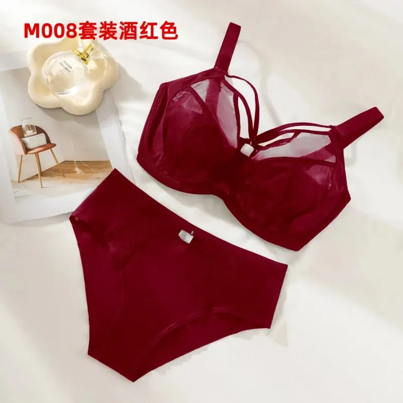 C D E F G H I J K Coppa 34 36 38 40 42 Set reggiseno intimo Push Up Reggiseno Lingerie Set 2 pezzi Plus Size Donna Lingerie da donna — image 7