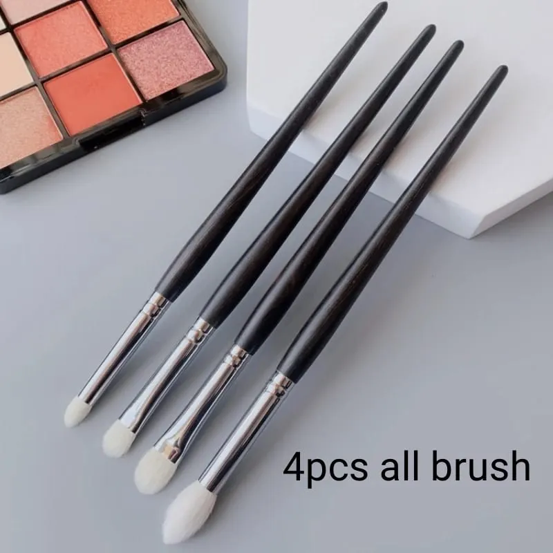Øjenskygge makeup børster Luksus naturligt fint gedehår Ibenholt håndtag Øjenskygge blandingsbørste Skønhedsværktøj