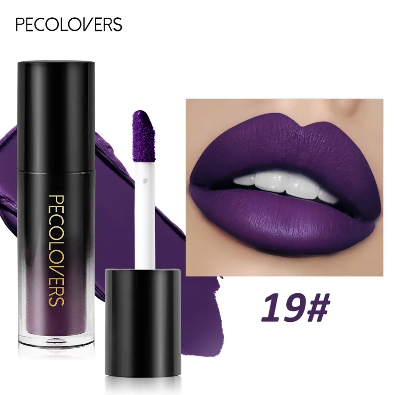 Multiple Colors Matte Velvet Lip Gloss Waterproof Long-lasting Non-stick Cup smooth Lipstick To Apply High Color Rendering — image 13