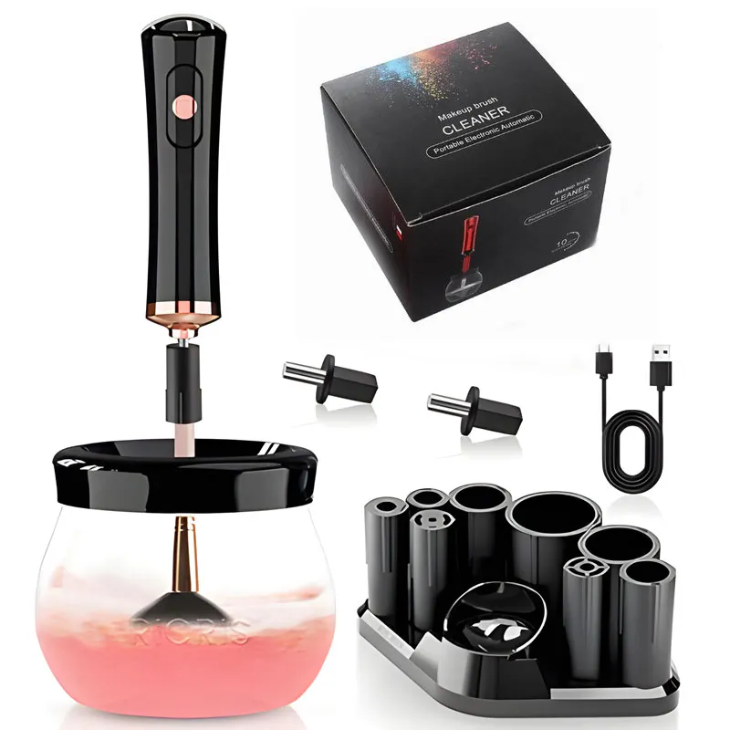 Professional Electric Makeup Brush Cleaner Fast Washing Drying Make up Brushes Cleaning Makeup Brush Tools Accessories — image 1