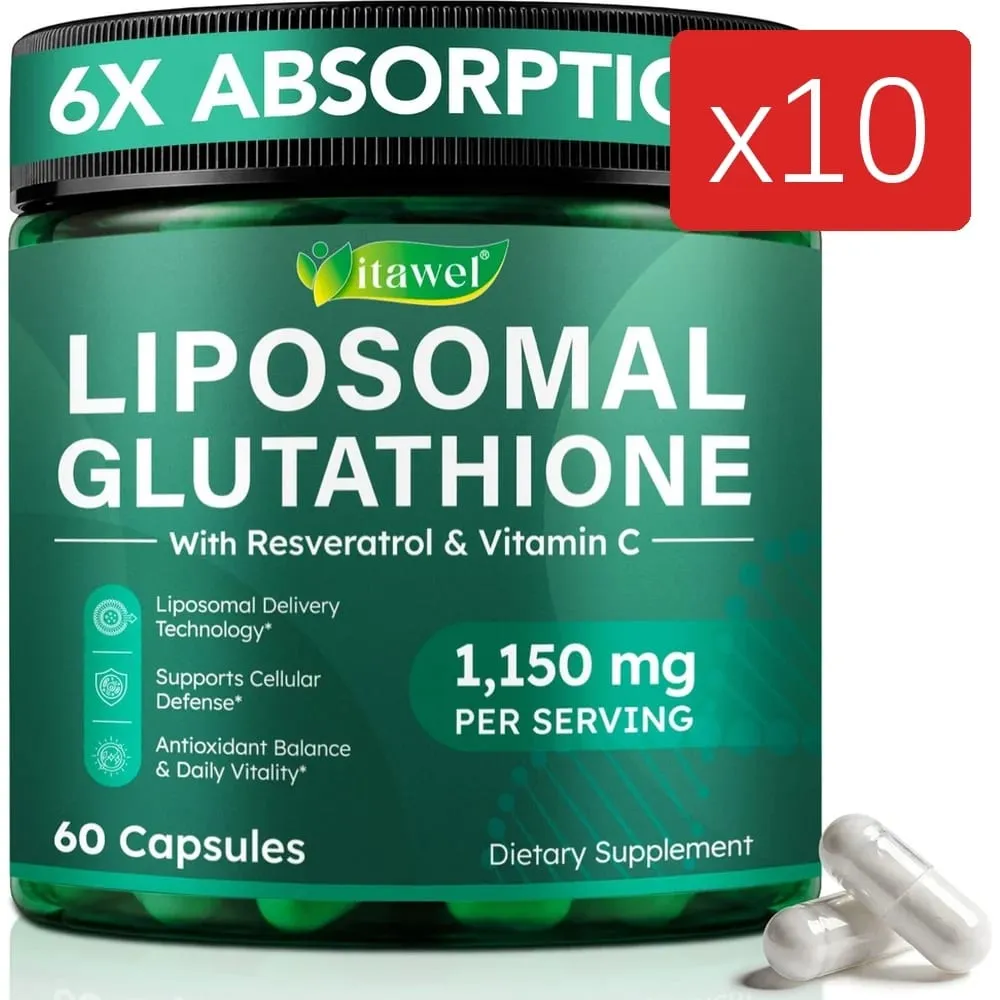 Itavel Liposomale Glutathion-Kapseln mit Resveratrol, Vitamin C und Selen unterstützen die zelluläre antioxidative Abwehr, 60 Kapseln — image 13
