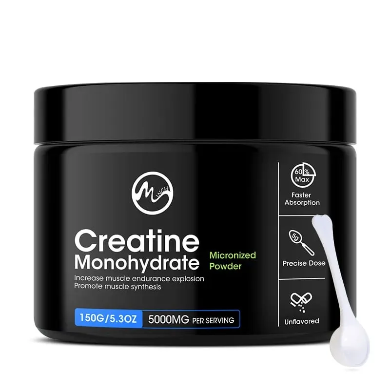 Creatine Monohydrate Energy Performance Whey Proteins for Muscle Mass Workout Recovery Friendly Adult Nutritional Supplement