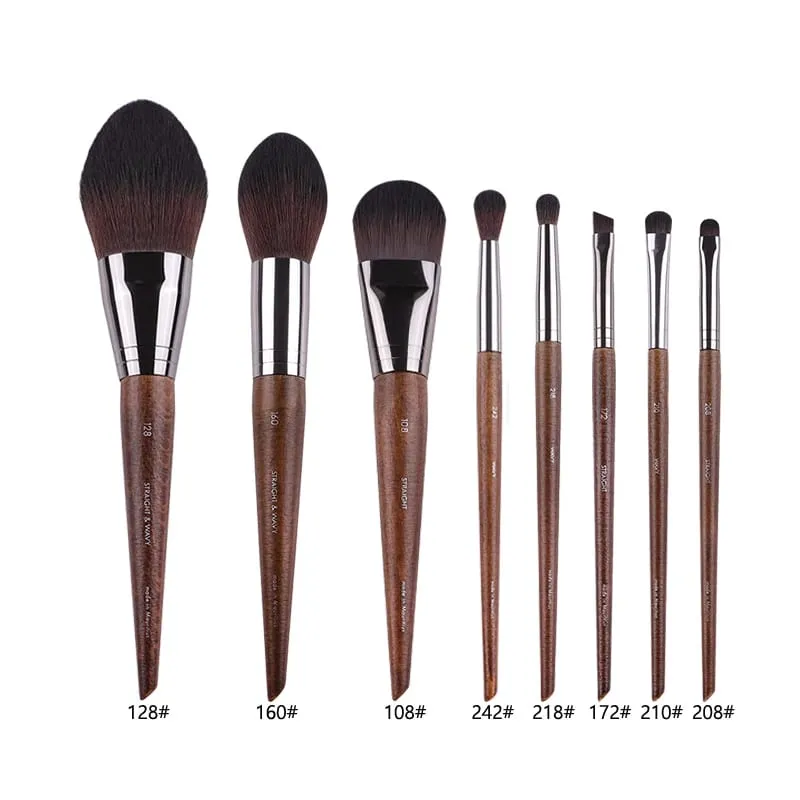 2pc/35pcs MF Natural Wood Soft Makeup Brushes Powder Foundation Concealer Make Up Brush Blush Synthetic Hair Shadow Tools — image 25