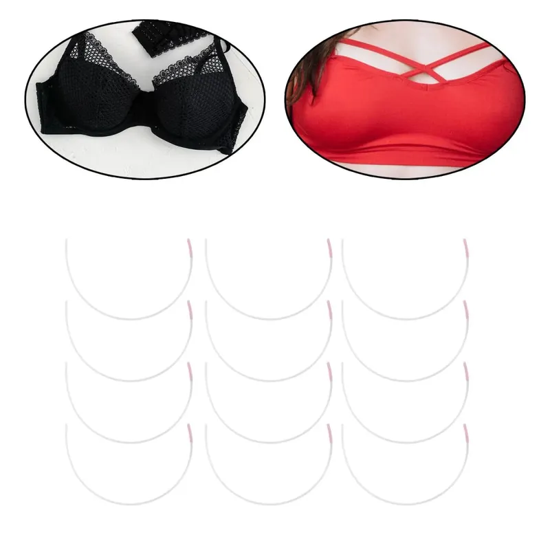 Underwire Bra Replacement Stainless Steel Insert for Full Cup Bras and Plus Size Open Cup Bra for Handmade Lingerie