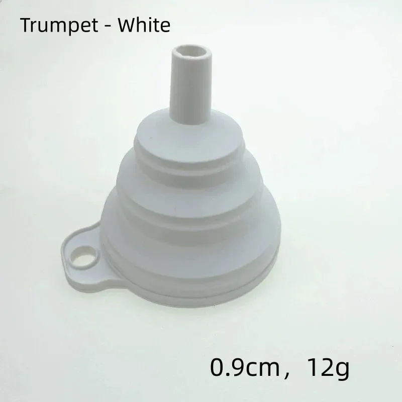 1/3/5/10 Chiếc S L Gấp Phễu Silicon Làm Đầy Chai Bếp Phễu Silicon Ốp Vật Dụng Nhà Bếp Dầu chất Độn — image 11