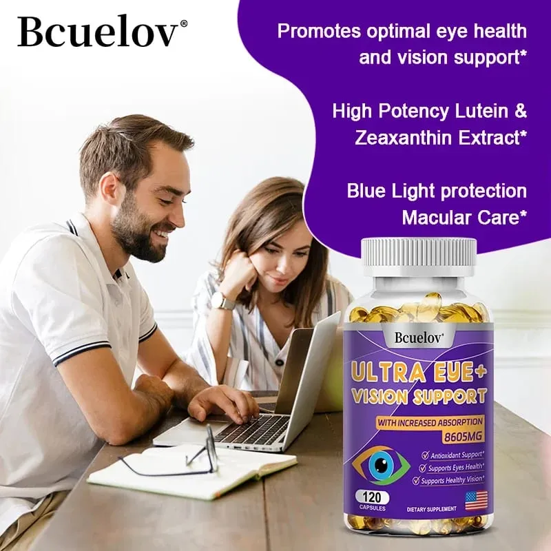 Advanced Eye Vitamin Supplement for Macular Health and Dry Eyes - Supports Eye Strain Stress Night Vision — image 6