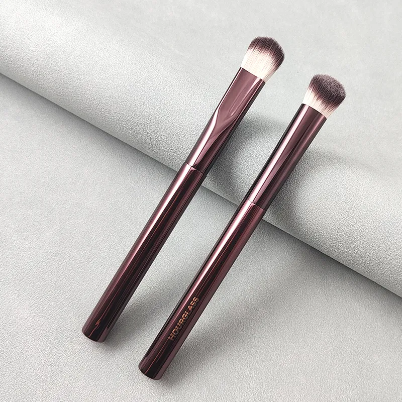 Hourglass Ambient Complexion Brush Set 2pcs Soft Glow Foundation Concealer Makeup Brushes Kit for Seamless Finish