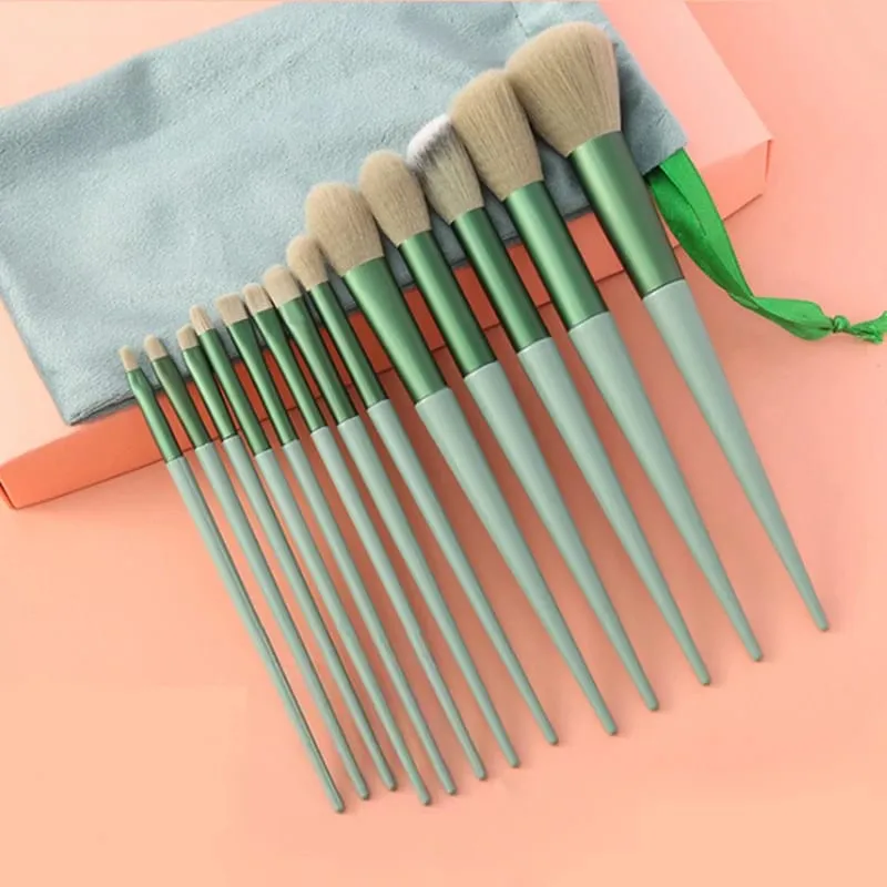 13/8Pcs Soft Fluffy Makeup Brushes Set for cosmetics Foundation Blush Powder Eyeshadow Kabuki Blending Makeup brush beauty Tools