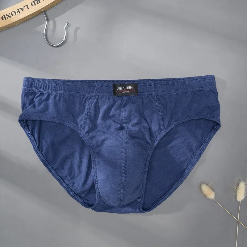 100% Cotton Plus Size Men Briefs Male Breathable Underwear Sexy Lingerie Spring Summer Solid Comfortable Underpants XL-5XL