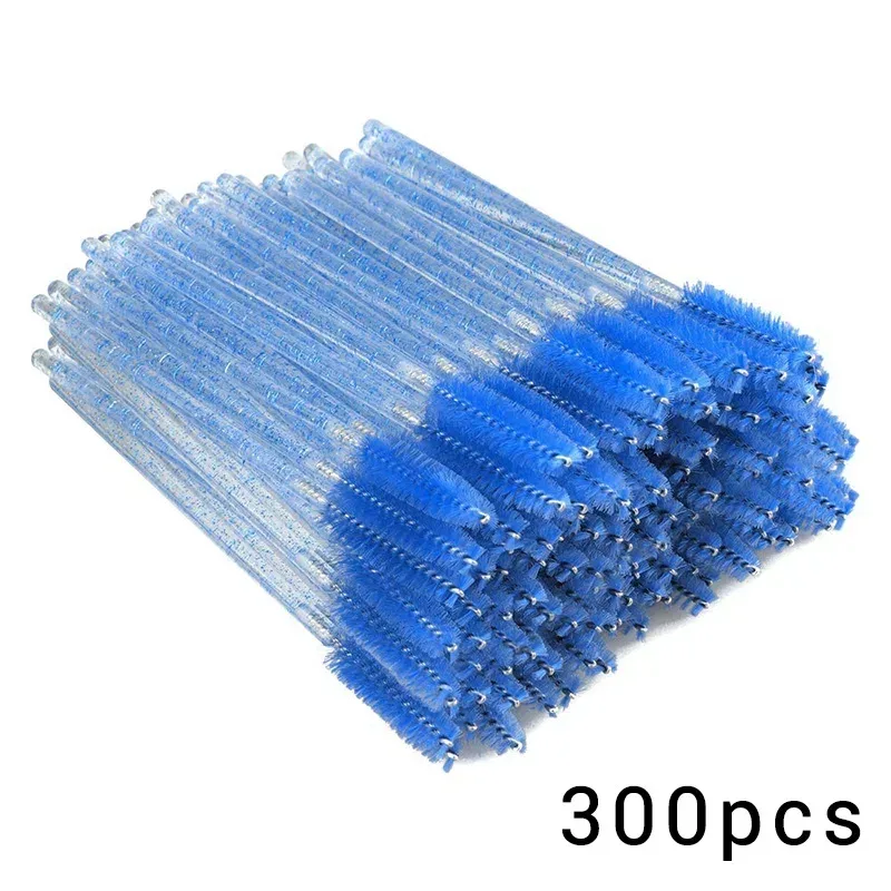 100/300Pcs Disposable Eyelash Mascara Brushes for Eye Lashes Extension Eyebrow and Makeup Lash Spoolies Wands — image 20