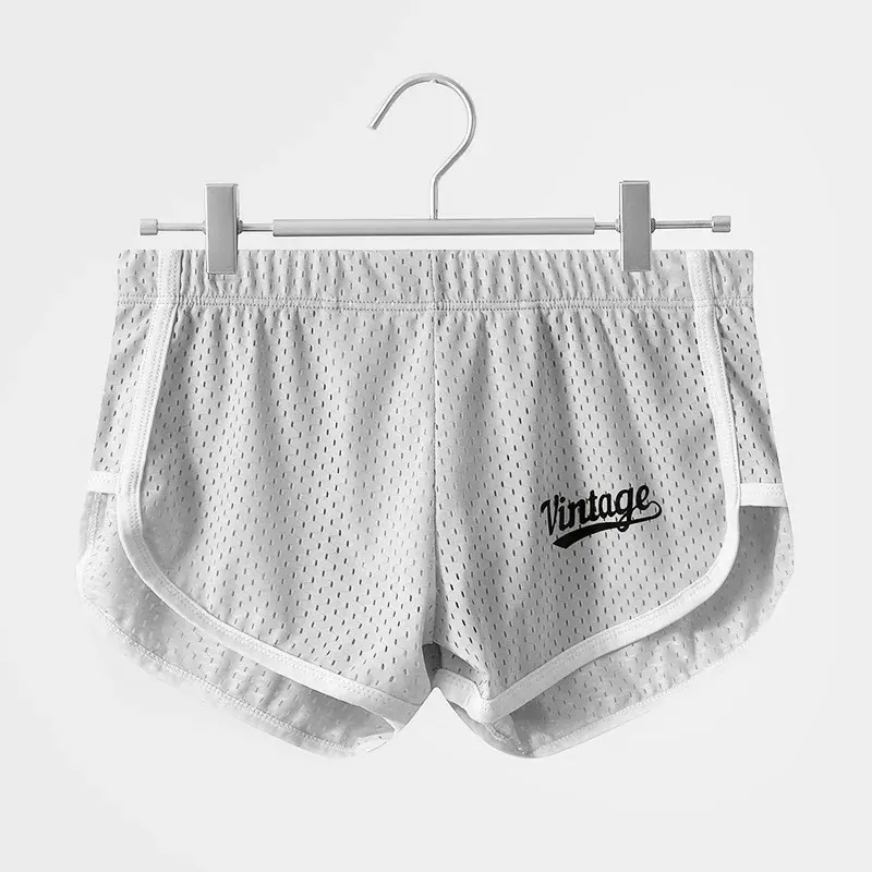 Men's Ice Silk Hollow Boxer Briefs Summer Breathable Sports Shorts Underwear Sexy Underpants Mesh Panties — image 7