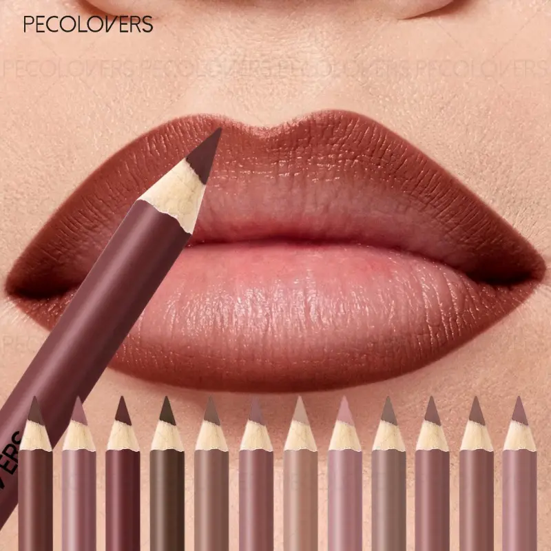 Matte Lipliner Second Back Lip Contour Plump and Charming Lips Non Drying Waterproof Lip Cosmetics Suitable for Beginners