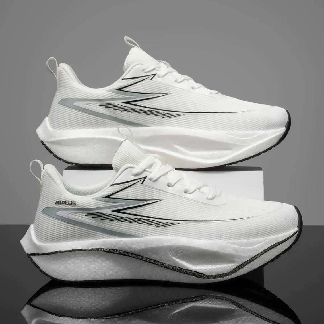 Carbon Plate Marathon Running Shoes Men Women Lightweight Breathable Shock Absorbing Non Slip Sports Athletic Sneakers