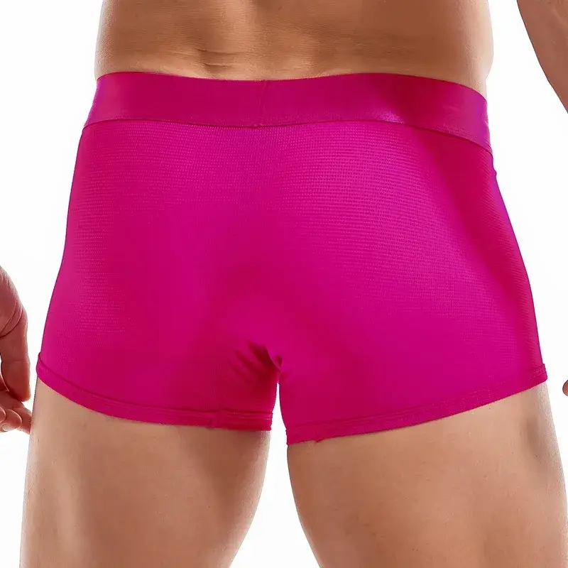 Sexy Underwear Mens Flat Corner Pants Ice Silk Breathable Youth Quadrangle Pants Guard Pants Mesh Quick Drying — image 27