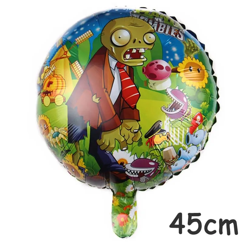 Games Balloon Plants Vs. Zombies Theme Party Decoration Supplies Package Latex Aluminum Film Balloon Children's Classic Toys — image 4