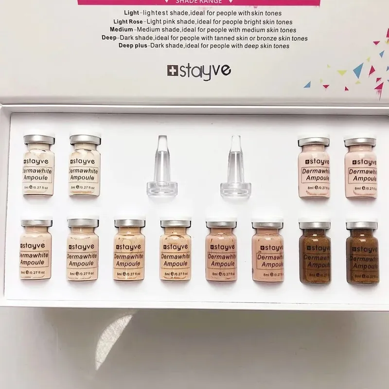 Salmon DNA/Peptide Korea Original Stayve 8ml Face BB Cream Glow Makeup Kit Hyaluronic Serum Ampoule Foundation Skin Care Beauty — image 10