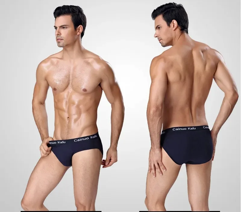 5Pcs/Set Men Briefs Summer Men’s Underwear Male Large Size Elastic Boy Underpants Comfortable Solid Fungi-Proofing Men Panties — image 9