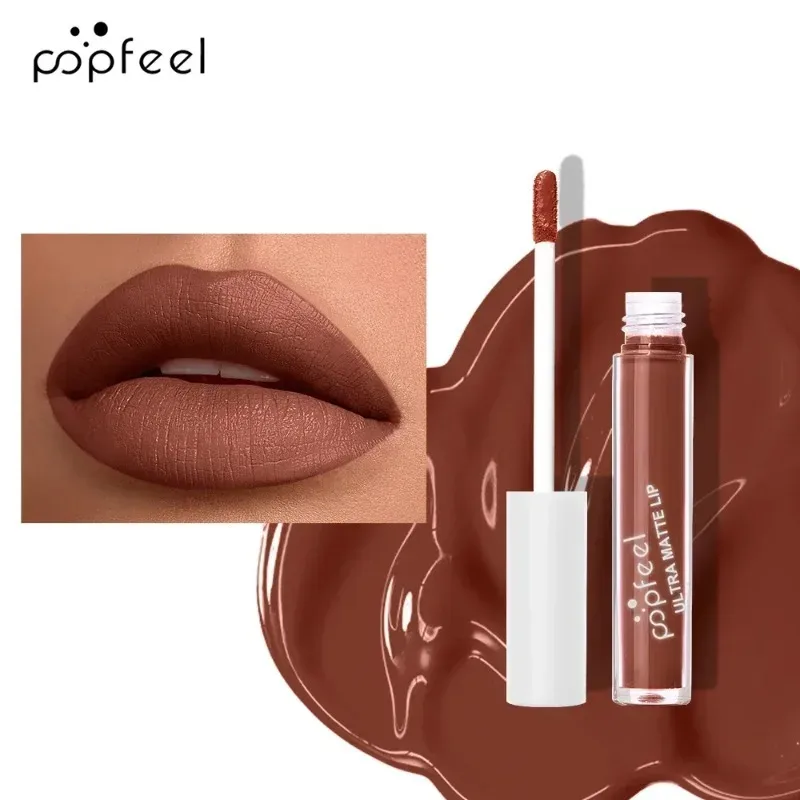 Punk Matte Black Liquid Lipstick Waterproof Long Lasting Party Lip Gloss Personality Velvet Nude Lip Tint Halloween Lips Makeup — image 13